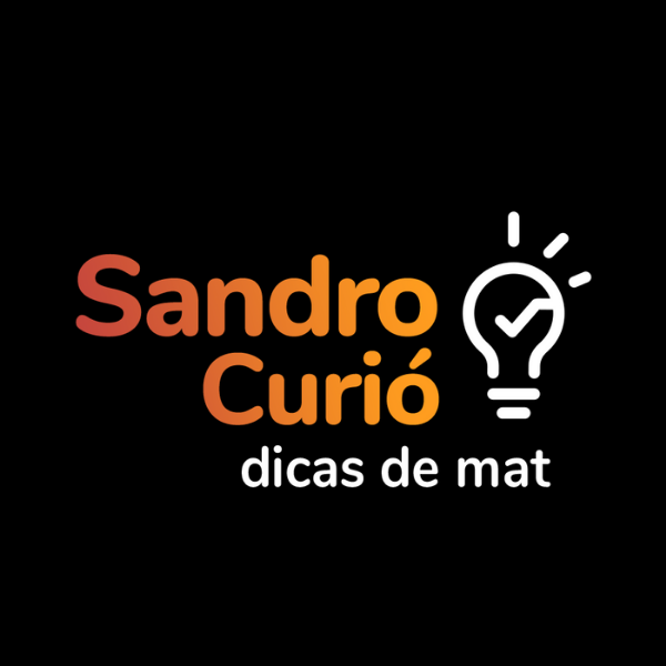 RUMO AO TOPO com Sandro Curió🚀 - Matemática | Aprovação 6 Curso de Memorização PDF Rumo ao Topo Sandro Curió curso de matemática online com rocket e símbolos matemáticos