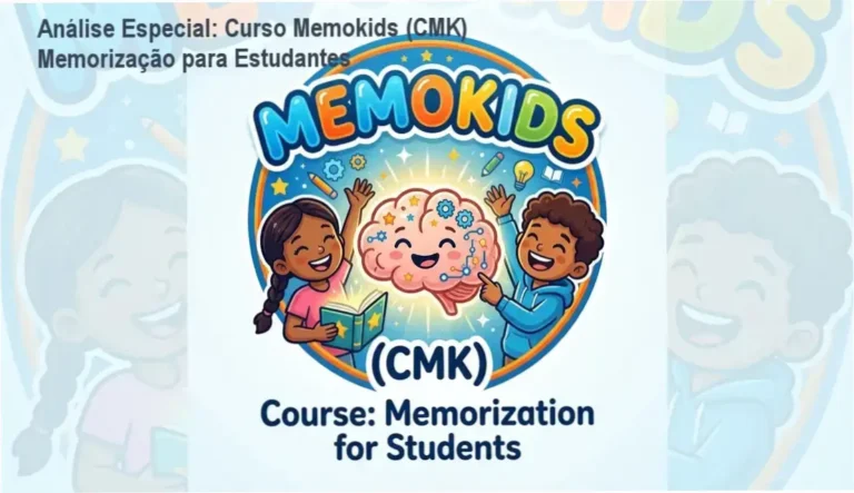 Análise Especial: Curso Memokids (CMK) Memorização para Estudantes 9 Curso de Memorização PDF Capa informativa sobre o tema Curso Memokids (CMK) Memorização para Estudantes