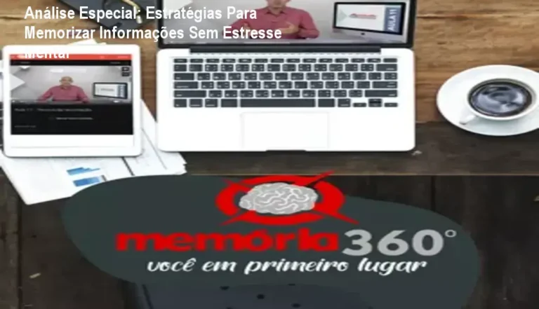 Análise Especial: Estratégias Para Memorizar Informações Sem Estresse Mental 3 Curso de Memorização PDF Capa informativa sobre o tema Estratégias Para Memorizar Informações Sem Estresse Mental