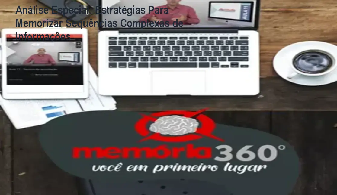 Capa informativa sobre o tema Estratégias Para Memorizar Sequências Complexas de Informações