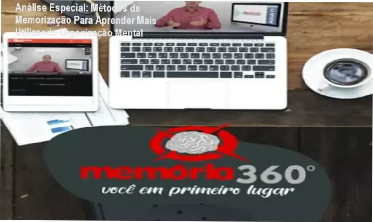 Análise Especial: Métodos de Memorização Para Aprender Mais Utilizando Organização Mental 1 Curso de Memorização PDF Capa informativa sobre o tema Métodos de Memorização Para Aprender Mais Utilizando Organização Mental