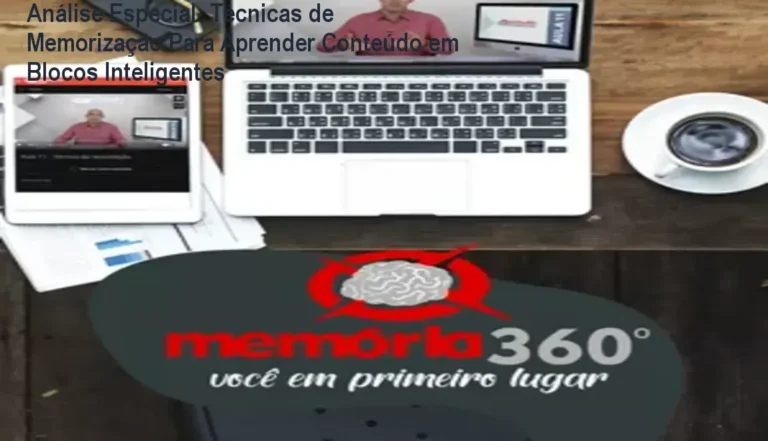Capa informativa sobre o tema Técnicas de Memorização Para Aprender Conteúdo em Blocos Inteligentes