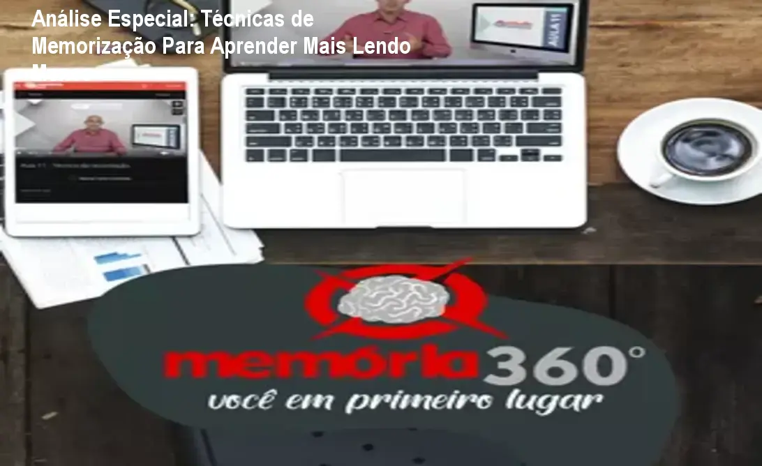 Capa informativa sobre o tema Técnicas de Memorização Para Aprender Mais Lendo Menos