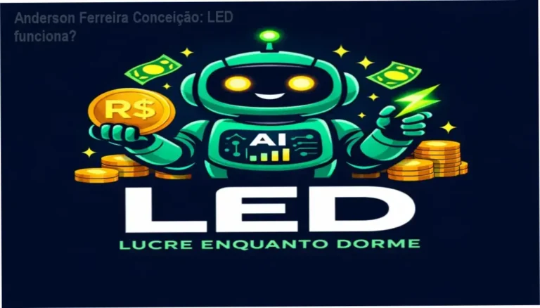 Captura de tela da página do LED - Lucre Sem Investir e Enquanto Dorme mostrando avaliações e preço