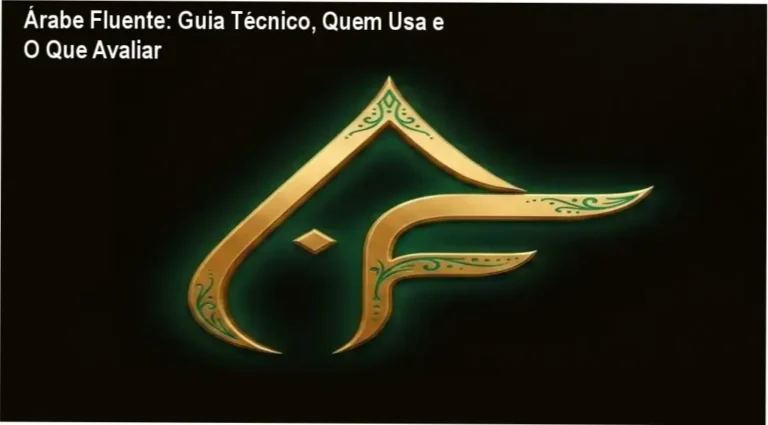 Tela da plataforma Árabe Fluente mostrando método gamificado e níveis AF1 a AF6