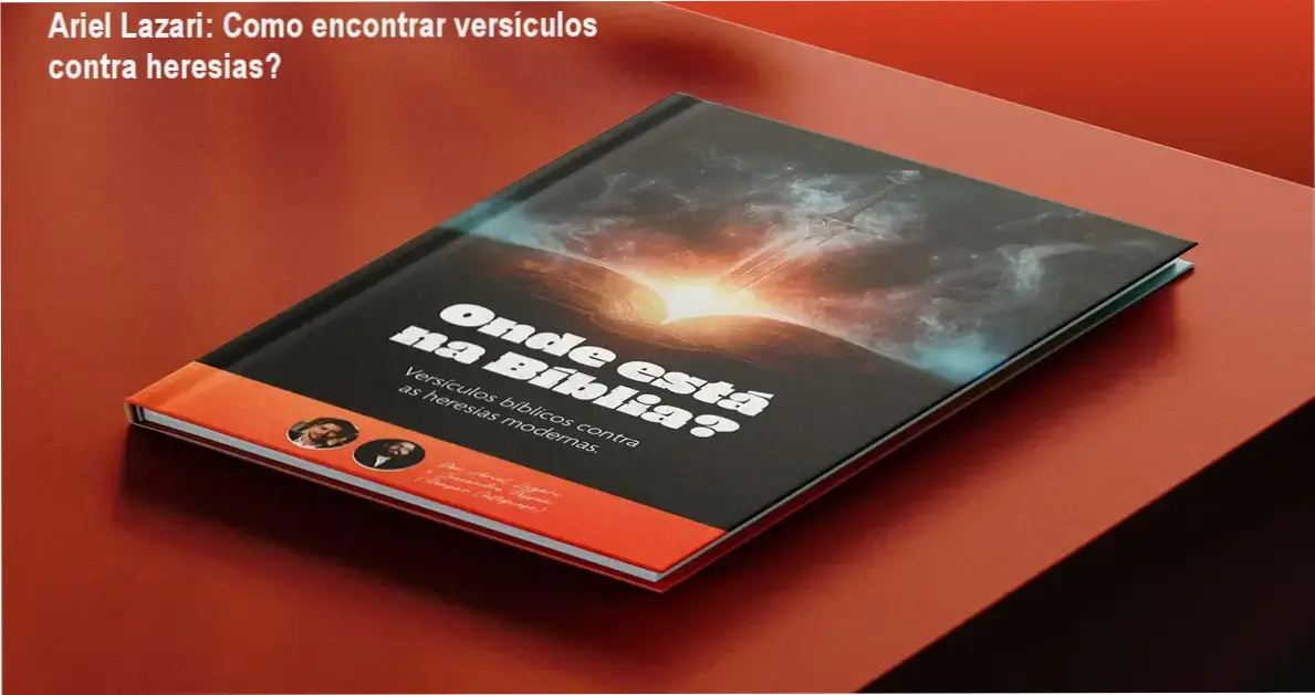 Capa do eBook Onde está na Bíblia de Ariel Lazari, guia de versículos para debates católicos