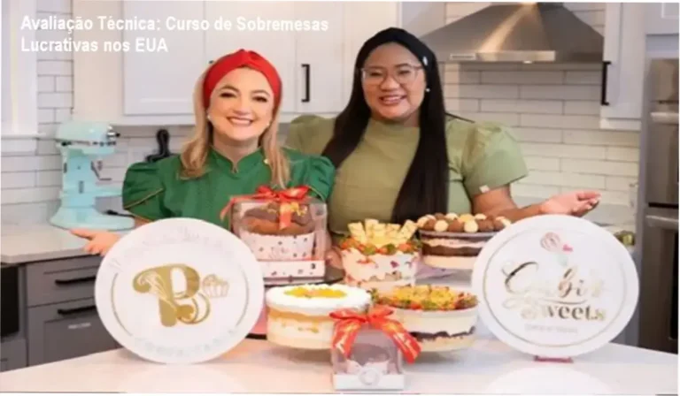 Imagem do Dossiê Técnico do Curso de Sobremesas Lucrativas para brasileiros nos EUA