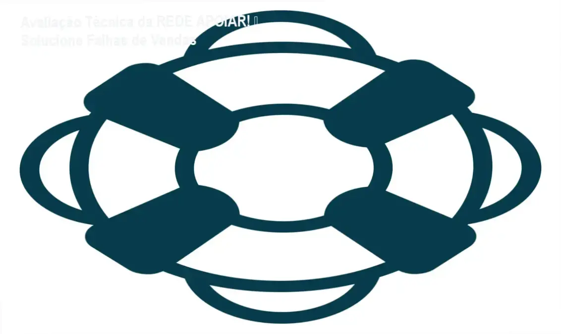 Captura da tela da plataforma REDE APOIAR! mostrando dashboard de vendas segura