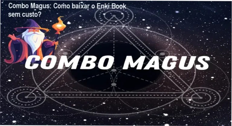 Captura da tela mostrando o acesso ao Combo Magus – Enki Book na plataforma oficial