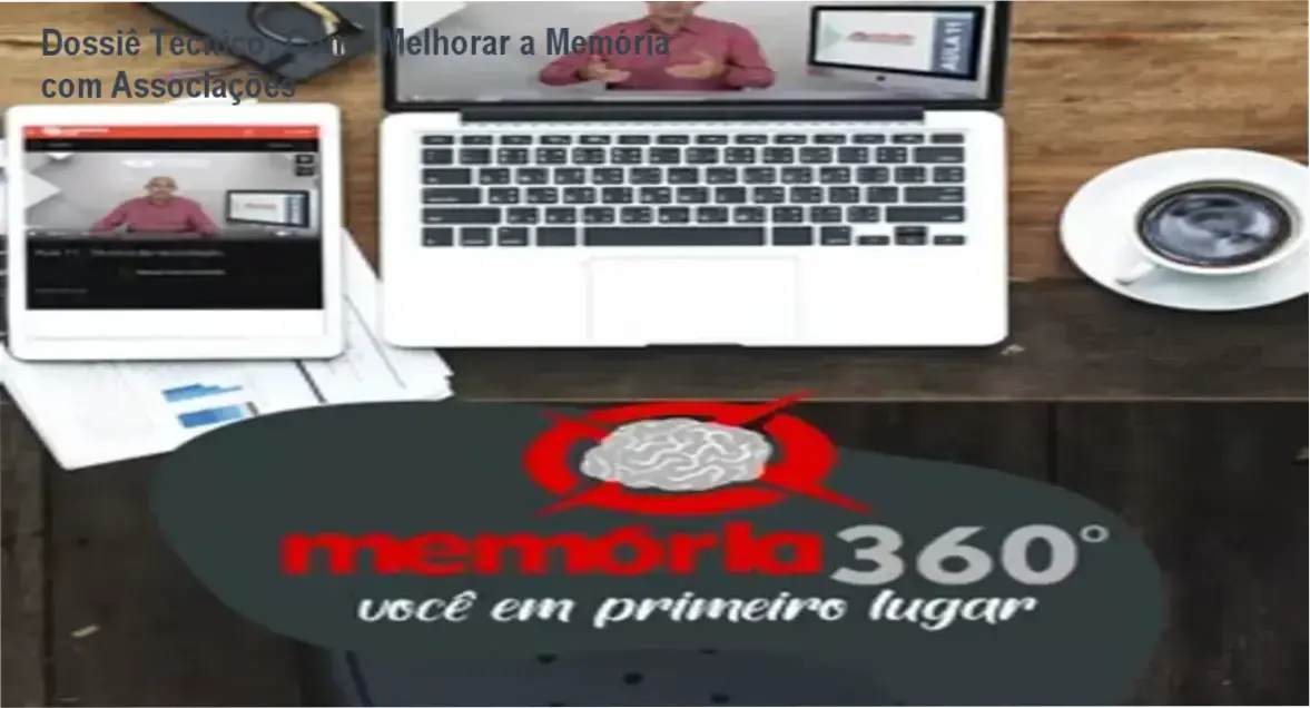 Ilustração demonstrando técnicas de associação para melhorar a memória visual