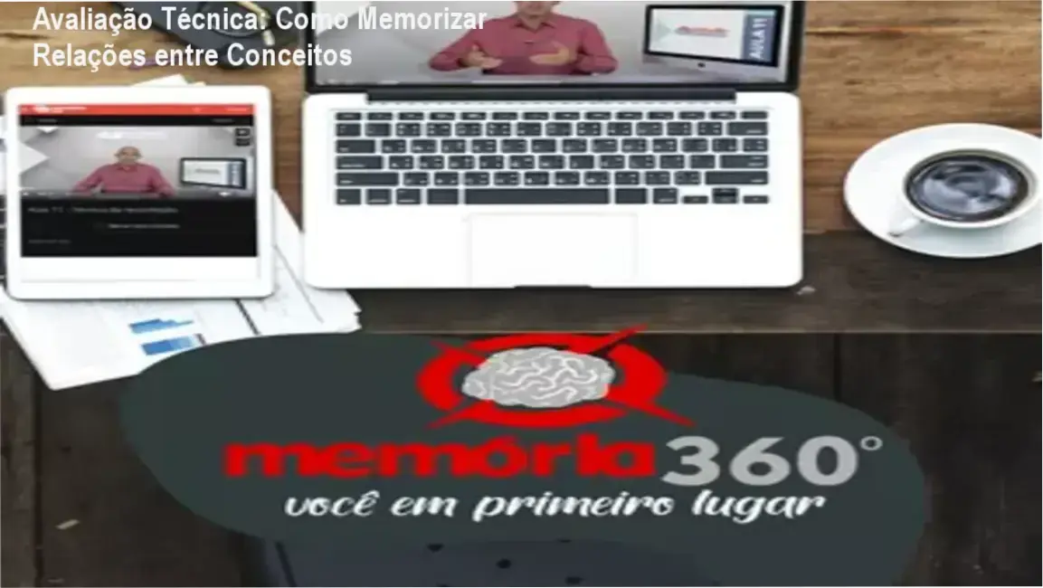 Ilustração mostrando a conexão entre conceitos para melhorar a memorização