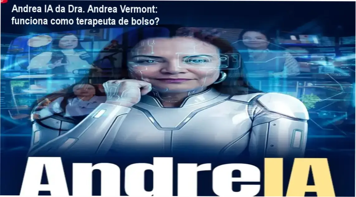 Andrea IA da Dra. Andrea Vermont: funciona como terapeuta de bolso? 1 Curso de Memorização PDF Tela do aplicativo Andrea IA mostrando conversa de apoio emocional
