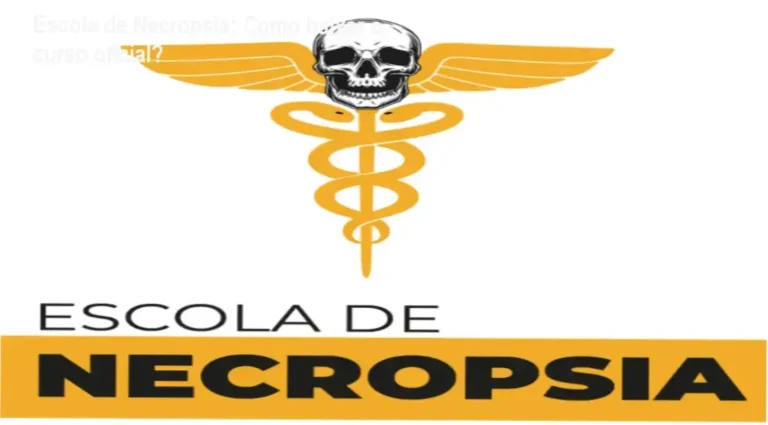Imagem ilustrativa do Curso Escola de Necropsia mostrando acesso ao portal oficial