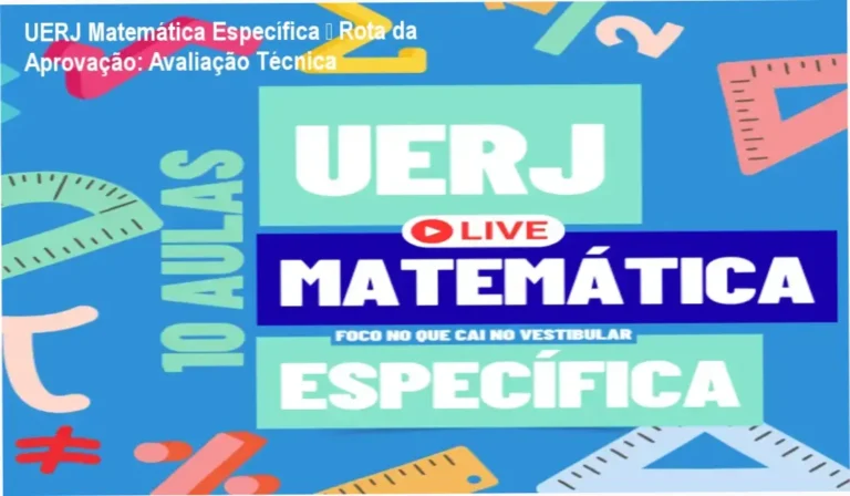 UERJ Matemática Específica – Rota da Aprovação: Avaliação Técnica 3 Curso de Memorização PDF Imagem do curso UERJ Matemática Específica – Rota da Aprovação com foco em resolução de questões da UERJ