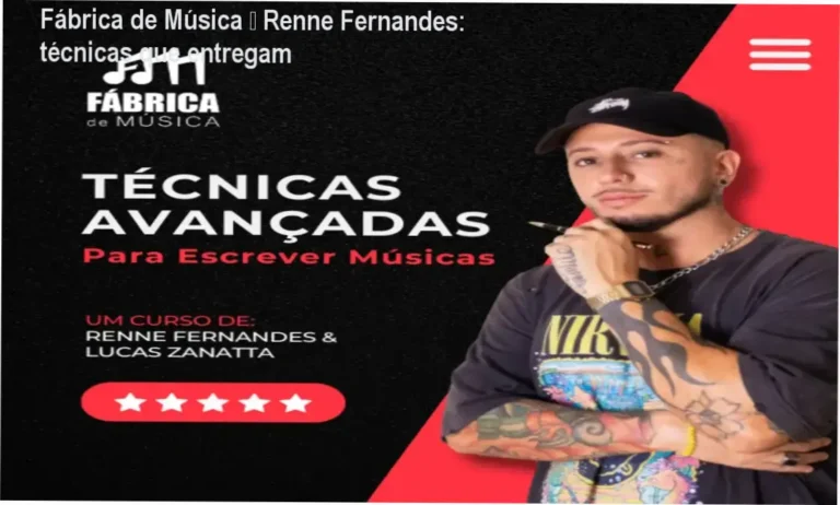 Fábrica de Música – Renne Fernandes: técnicas que entregam 2 Curso de Memorização PDF Fábrica de Música de Renne Fernandes – composição avançada para compositores aspirantes