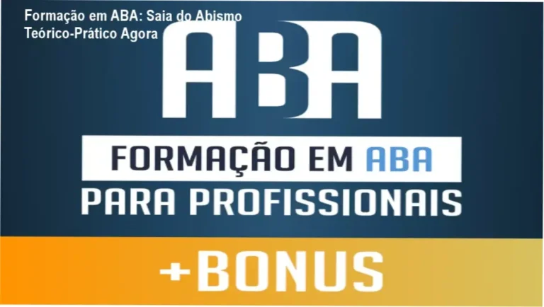 Formação em ABA: Saia do Abismo Teórico‑Prático Agora 1 Curso de Memorização PDF Profissional de ABA usando o software SociAutism após a formação prática