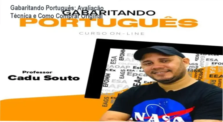 Imagem do curso Gabaritando Português mostrando suporte ao vivo e material de estudo para concursos públicos