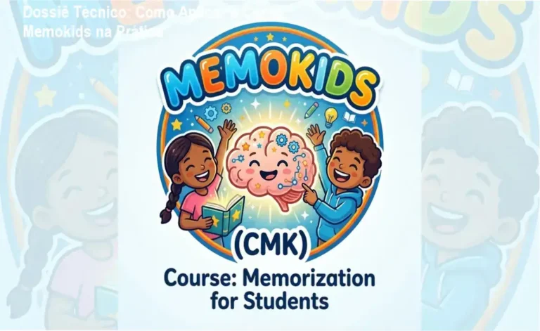 Tutorial passo a passo de aplicação prática do Curso Memokids para estudantes