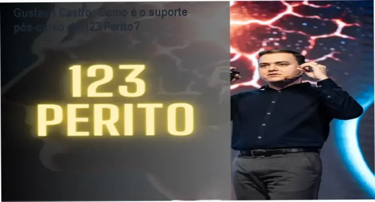 Gustavo Castro: Como é o suporte pós‑curso do 123 Perito? 5 Curso de Memorização PDF Gustavo Rodrigues do Brasil Castro explicando o suporte pós‑curso do 123 Perito