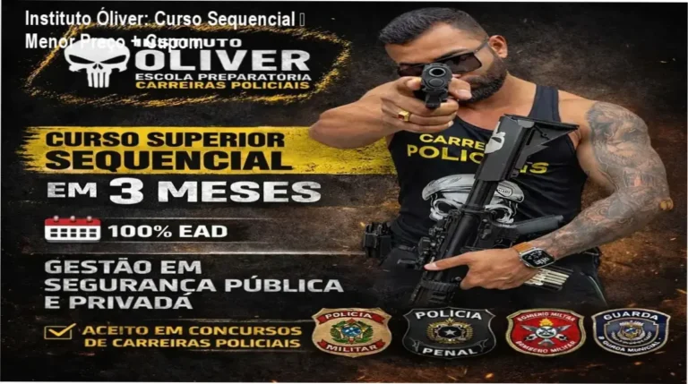Instituto Óliver – Curso Sequencial promoção preço reduzido