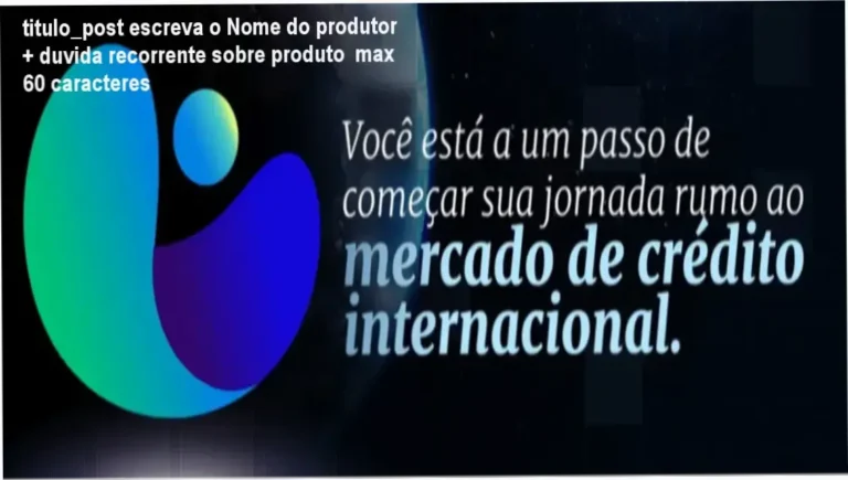 Capa do curso Pré-MBA ACI de José Barbará mostrando análise técnica do crédito internacional