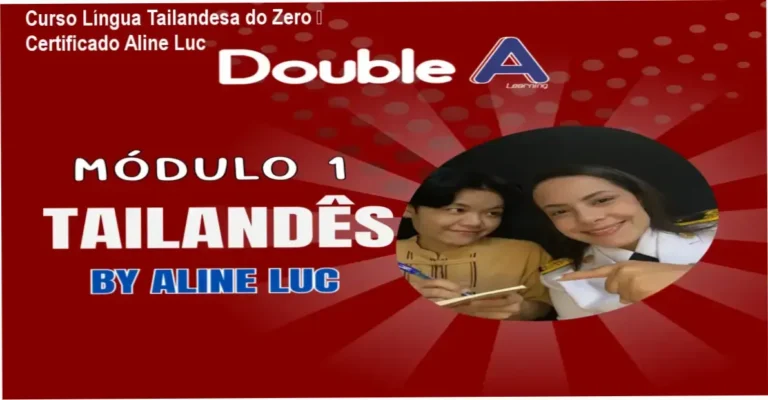 Língua Tailandesa do Zero com Aline Luc – certificado de conclusão
