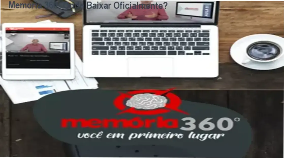 Tela mostrando onde baixar oficialmente o curso Memória 360
