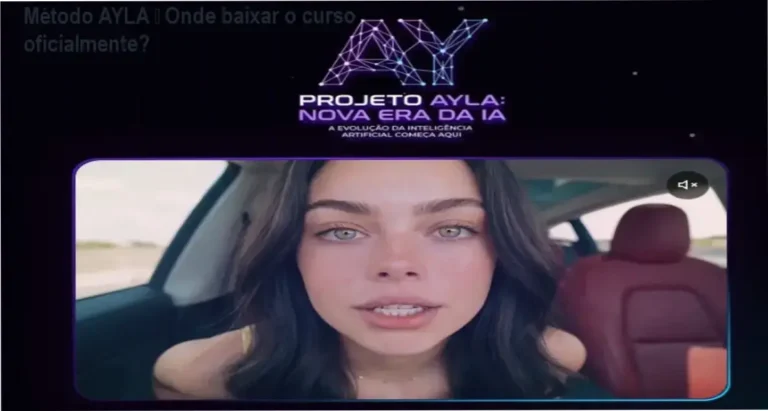 Método AYLA – Onde baixar o curso oficialmente? 7 Curso de Memorização PDF Captura de tela mostrando a página oficial de download do Método AYLA