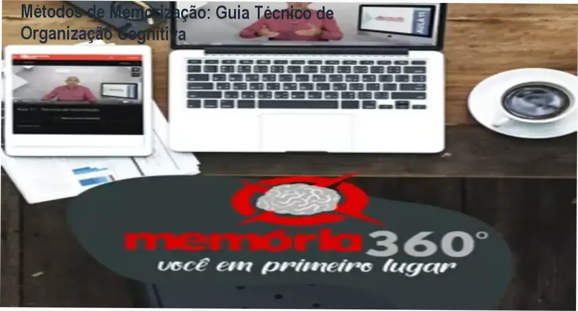 Ilustração mostrando técnicas de memorização baseadas em organização cognitiva