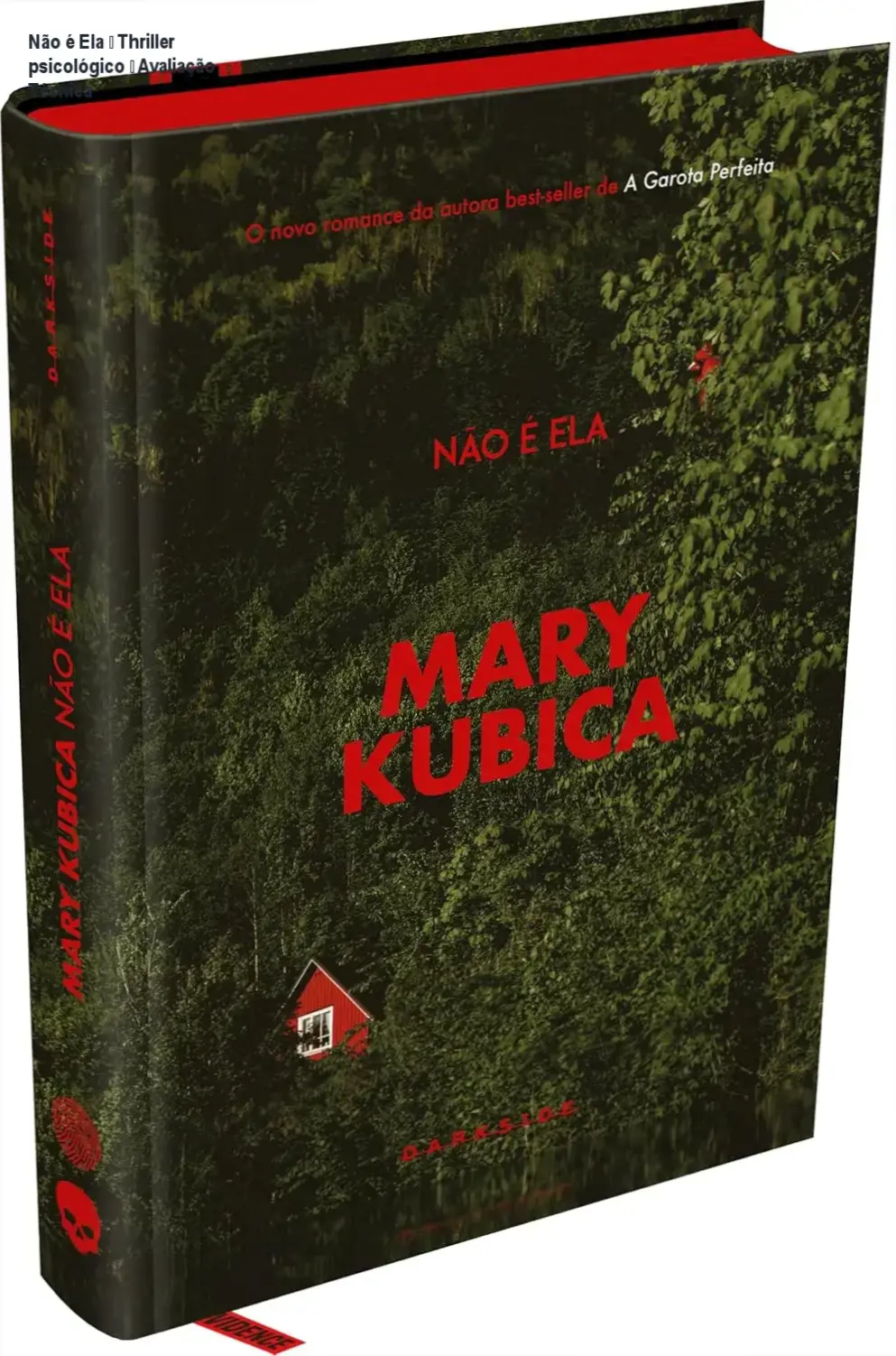 Capa do ebook 'Não é Ela' de Mary Kubica, thriller psicológico de suspense
