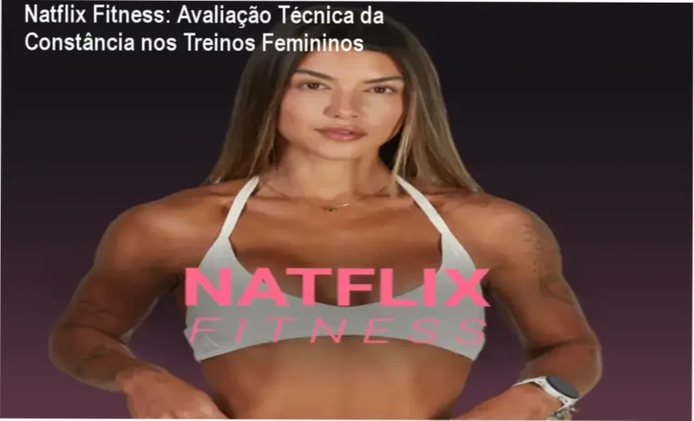 Natasha Villaschi apresentando a plataforma Natflix Fitness para mulheres que buscam constância nos treinos
