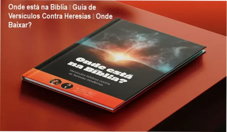 Capa do eBook Onde está na Bíblia – versículos para debates apologéticos