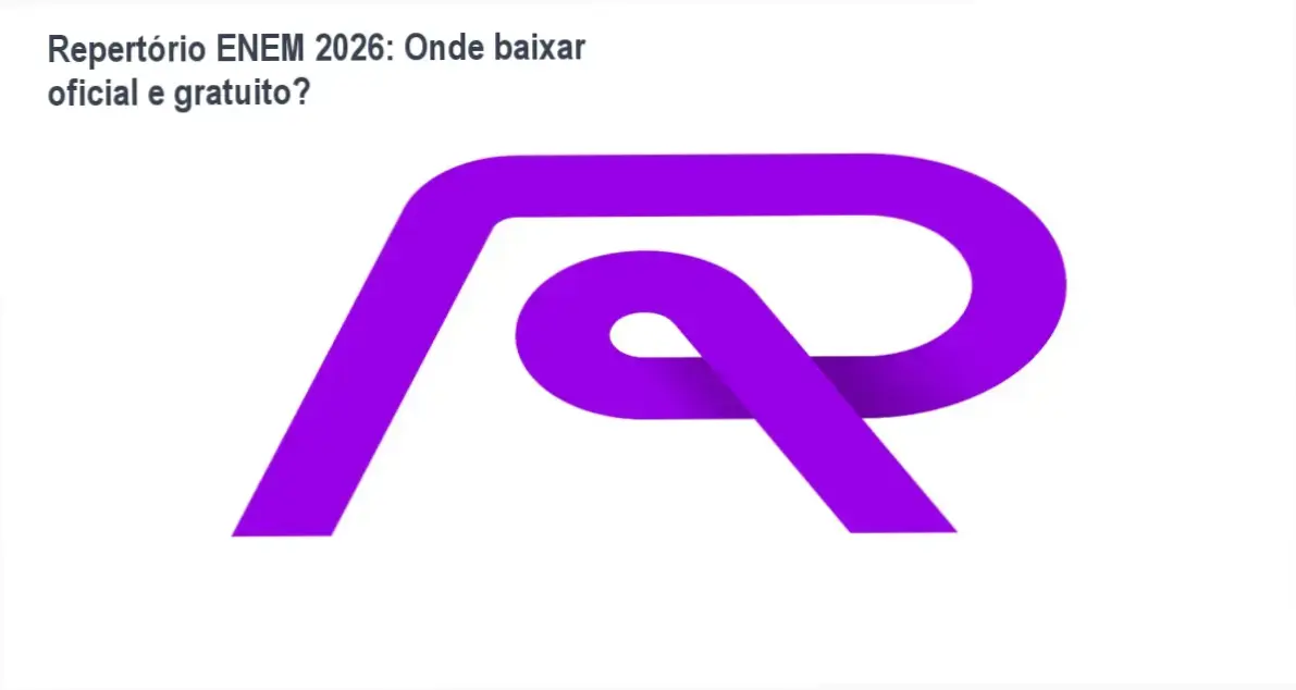 Repertório ENEM 2026: Onde baixar oficial e gratuito? 1 Curso de Memorização PDF Página de download oficial do Repertório ENEM 2026 mostrando opções de acesso gratuito e pago