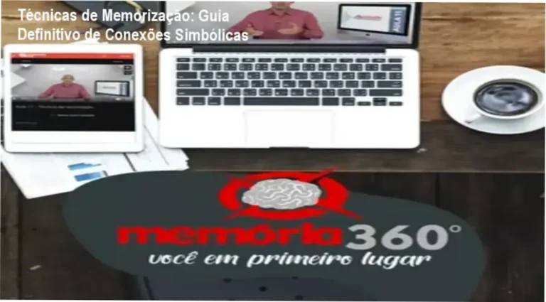 Ilustração demonstrando técnicas de memorização por conexões simbólicas e visual