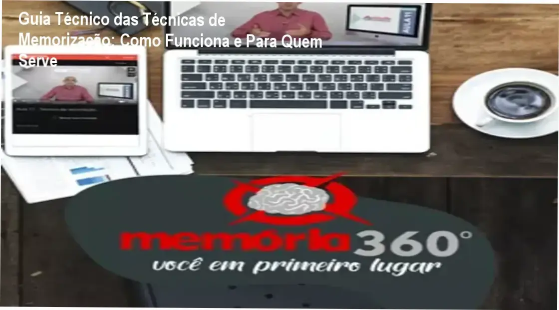 Ilustração de estratégias de memorização aplicadas ao estudo eficiente