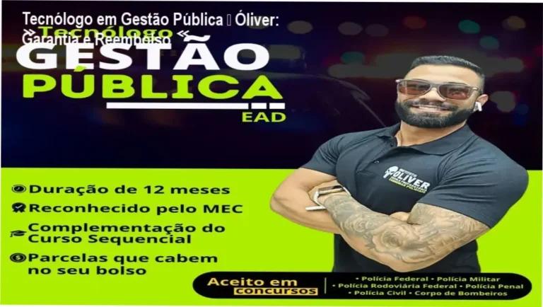 Tecnólogo em Gestão Pública – Óliver: política de reembolso e garantia