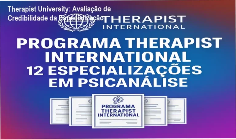 Therapist University custo-benefício da formação em psicanálise com 12 certificações e acesso vitalício