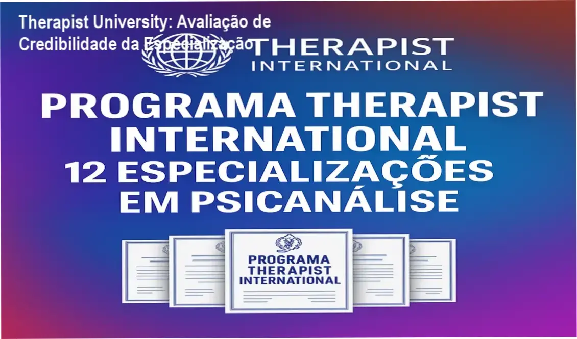 Therapist University custo-benefício da formação em psicanálise com 12 certificações e acesso vitalício