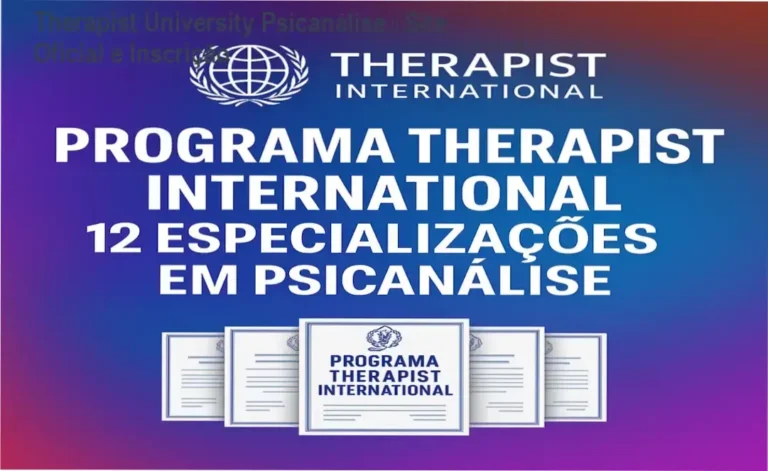 Therapist University Psicanálise – página oficial para compra segura