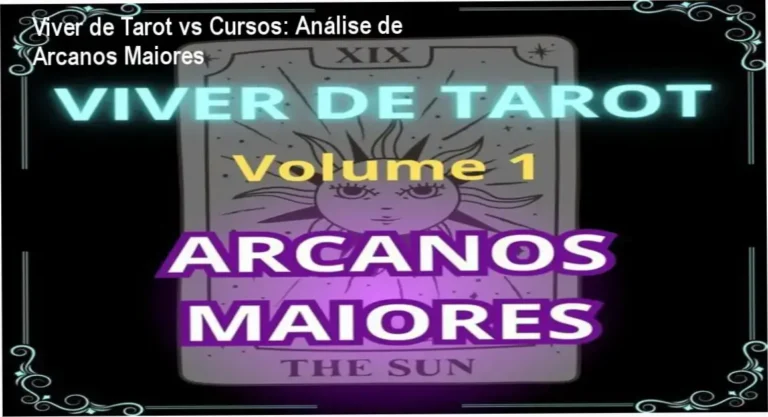 Viver de Tarot – Volume 1 da Lunação Esoterismo comparado a outros cursos de tarot, destacando diferenças e vantagens