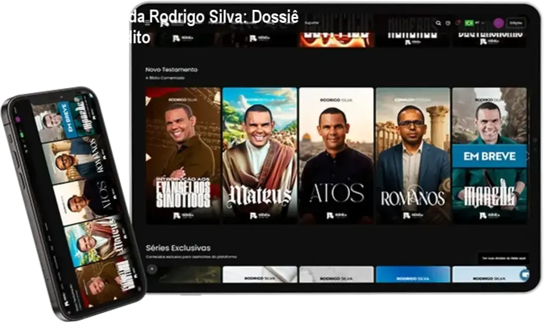 Bíblia Comentada Rodrigo Silva: Dossiê Técnico e Veredito 1 Curso de Memorização PDF Interface da plataforma Bíblia Comentada Rodrigo Silva destacando a integração entre arqueologia e teologia