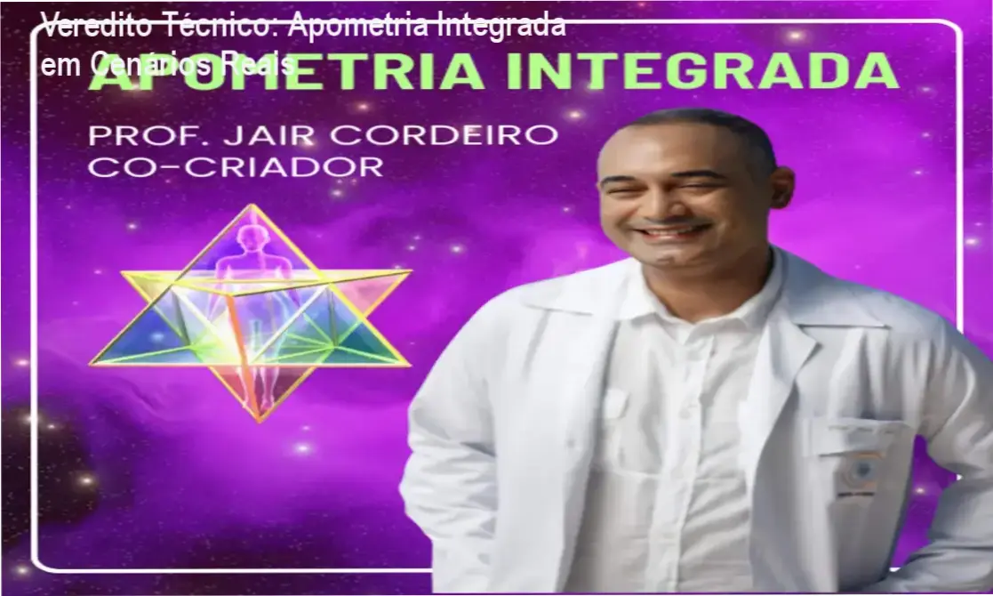 Infográfico demonstrando a aplicação da Apometria Integrada em cenários de limpeza energética e blindagem espiritual