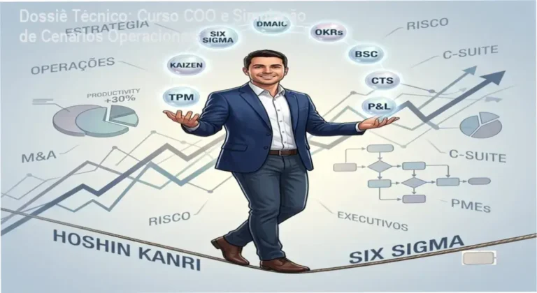 Diagrama de fluxo de processos e simulação de cenários operacionais do curso COO de Christian Ferreira