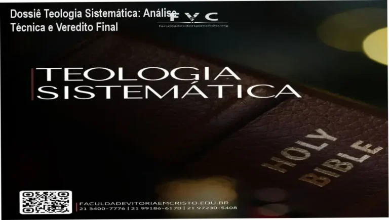 Interface do curso de Teologia Sistemática Completa Online da Faculdade Vitória em Cristo