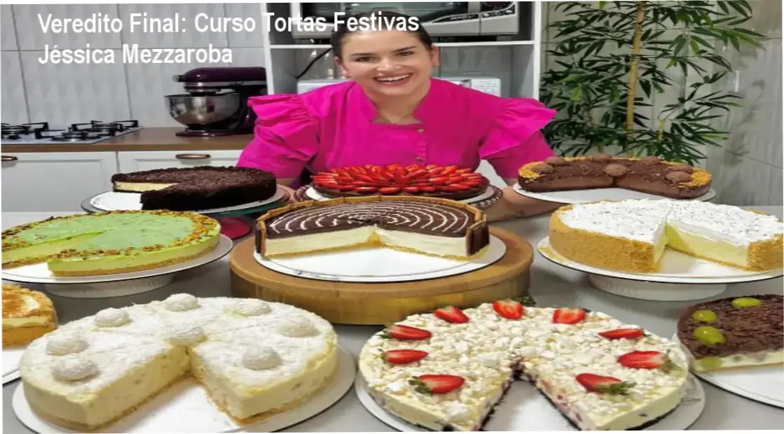 Análise técnica do curso Tortas Festivas de Jéssica Mezzaroba focada em lucratividade