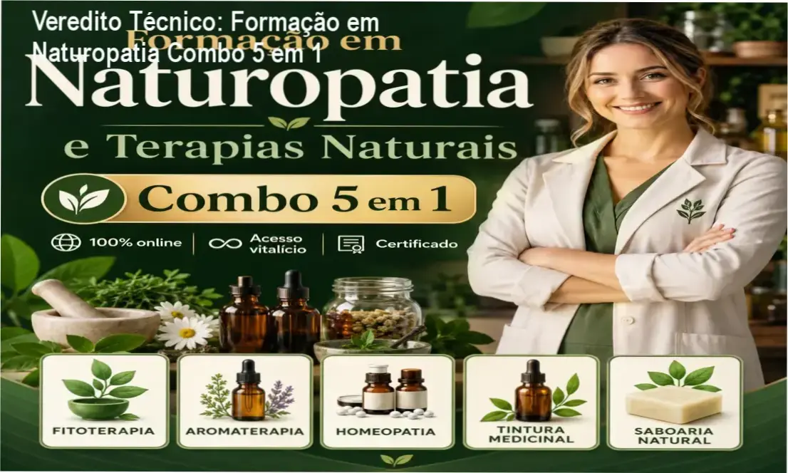 Certificados e módulos da Formação Profissional em Naturopatia e Terapias Naturais da Escola Terapia Milenar