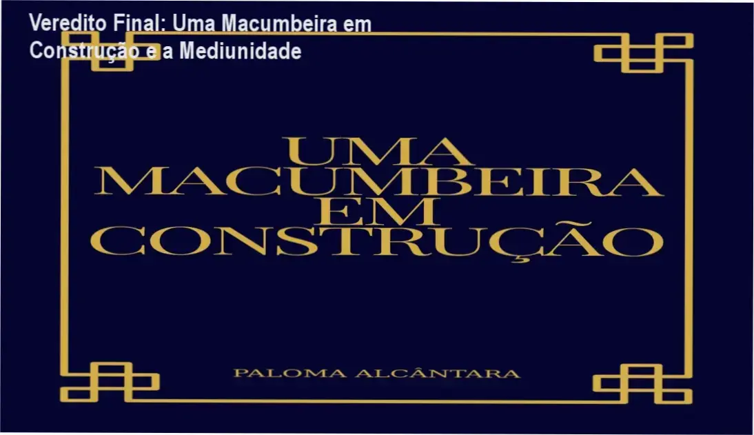 Capa do e-book Uma Macumbeira em Construção para desenvolvimento mediúnico na Umbanda