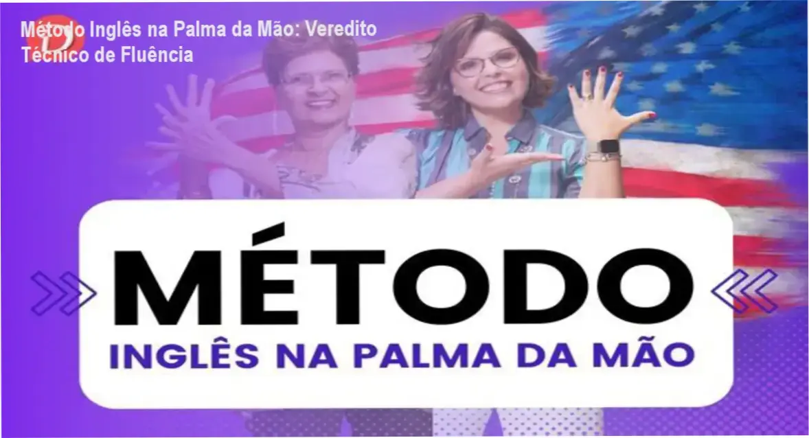 Interface do curso Método Inglês na Palma da Mão com foco em conversação e fluência
