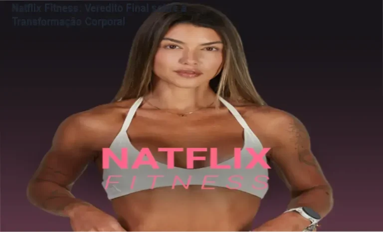 Natflix Fitness: Veredito Final sobre a Transformação Corporal 6 Curso de Memorização PDF Mulher utilizando a plataforma Natflix Fitness para treinos de emagrecimento e hipertrofia em casa