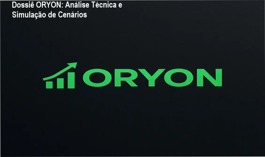 Representação da simulação de cenários matemáticos do método ORYON para traders